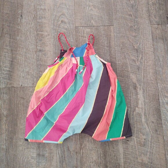 * TiA CiBANi Balao Romper Rainbow Stripe Onesie sz 3M - Picture 5 of 6